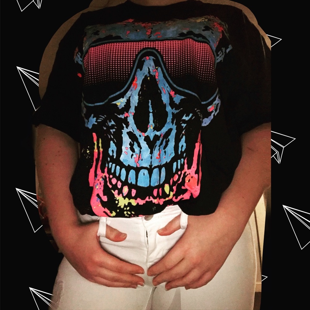 Skull tee
